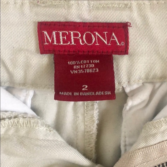 Merona women’s khaki shorts, size 2 - Picture 2 of 3